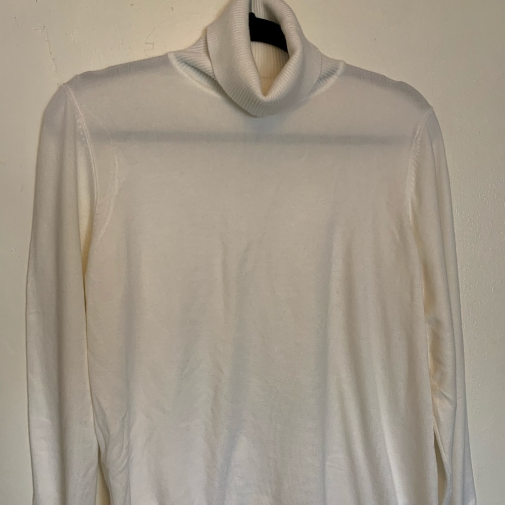 White Turtle Neck